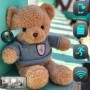Spionage-Teddybär mit WLAN-Kamera für diskrete Überwachung