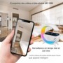 WLAN-Kameralampe mit Ladefunktion, Lautsprecher & Nachtsicht