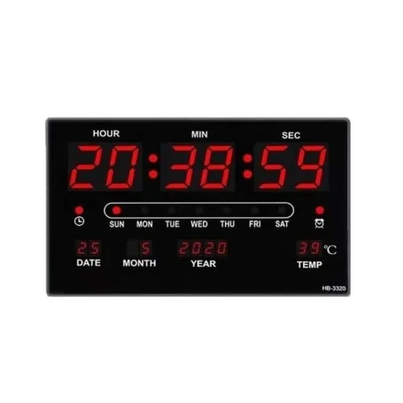 Stilvolle Wanduhr mit WLAN-Kamera und Bewegungssensor