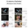 GPS 4G Notfalluhr mit Ortung, SOS-Taste & Gesundheitscheck