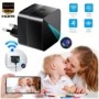 USB-Ladegerät mit versteckter WLAN-Kamera & Nachtsichtfunktion
