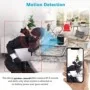 Bluetooth-Lautsprecher mit WLAN-Kamera und 180° drehbarer Nachtsicht