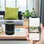 Bluetooth-Lautsprecher mit WLAN-Kamera und 180° drehbarer Nachtsicht