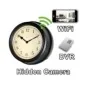 Vintage-Wanduhr mit versteckter WLAN-Kamera - stilvoll & diskret