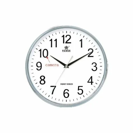 WLAN-Wanduhr mit HD-Kamera & Bewegungserkennung, diskret