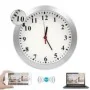 Wanduhr mit versteckter Kamera - WLAN, Full HD & Bewegungssensor